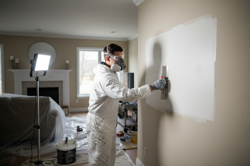 Professional drywall repair and patching service